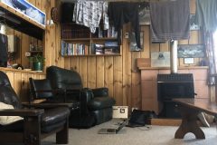 Inside the Wyn Irwin Hut.