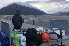 Waiting to load up the Chopper with a weeks worth of kit