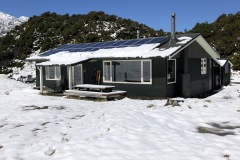 The Wyn Irwin Lodge, owned by the Canterbury Mountaineering Club.