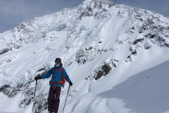 Me in front of the Caroline Face. Our line is to the right of me. PC: Ross Hewitt